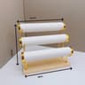 Detachable Bracelet Holder Stand Jewelry Display With Wooden Tray 8
