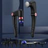FlexRelief Foldable Massage Gun Portable Deep Tissue Percussion Massager With Heat Cold Therapy And 1