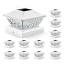 Solar Post Lights Outdoor Deck And Fence Post LED Garden Lights 4