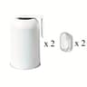 Magnetic Stainless Steel Toothbrush Holder With Cup Wall Mount Bathroom Storage Organizer 3