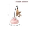 Electric Interactive Cat Toy Smart Cat Teaser Toy With Feather And Bell 1