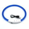 USB Rechargeable LED Dog Collar Fiber Optic Light Up Dog Collar For Night Safety 3