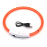 USB Rechargeable LED Dog Collar Fiber Optic Light Up Dog Collar For Night Safety 4