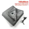 USB Electric Heating Blanket Plush Adjustable Heating Pad With Temperature Control And Timer 1