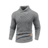 Mens Casual Knit Sweater Crew Neck Warm Ribbed Pullover 5