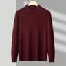 Mens Mock Neck Knit Sweater Casual Half Turtleneck Pullover 4