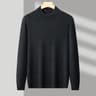 Mens Mock Neck Knit Sweater Casual Half Turtleneck Pullover 3