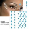GlamPearl Self Adhesive Face Pearls Stick On Face Gem Stickers Makeup Rhinestone Pearl Set 24