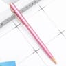 Rose Gold Custom Engraved Ballpoint Pens Slim Metal Personalized Logo Pens Bulk Set 19
