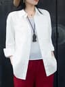 ZANZEA Womens Oversized Button Up Shirt Casual Long Sleeve Cotton Overshirt 0