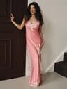 Wolfeel Lace Camisole Maxi Dress Silk Style Split Summer Dress For Women 2