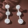 Elegant Pearl Petal Ball Earrings For Women Fashion Party And Holiday Jewelry 5