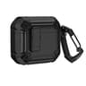 AirPods 4 Protective Case Lock Cover With Hook Shockproof TPU PC Design 1