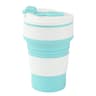 350ML Collapsible Cup Silicone Travel Cup Foldable Coffee Mug With Lid 1