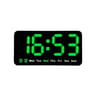 Voice Control Digital Wall Clock Large LED Display With Temperature And Dual Alarm 3