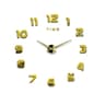 3D Wall Clock Sticker Large Acrylic Mirror DIY Modern Wall Decor 3