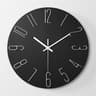 12 Inch Silent Analog Wall Clock Battery Powered Classic Home Office Design 3