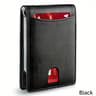 Slim RFID Blocking Wallet For Men Minimalist Bifold Credit Card Holder With Money Clip 4