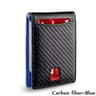 Slim RFID Blocking Wallet For Men Minimalist Bifold Credit Card Holder With Money Clip 2