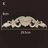 Vintage Carved Wood Appliques Decorative Wood Trim For Furniture And Home Decor 6