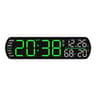 Digital Alarm Clock LED Display With Temperature Humidity Smart Bedside Clock 5