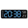 Smart LED Wall Clock Silent Digital Desk Clock With Thermometer Calendar 2