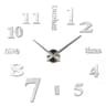 Modern 3D DIY Wall Clock Acrylic Mirror Large Decorative Clock 0