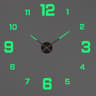 Modern 3D DIY Wall Clock Acrylic Mirror Large Decorative Clock 10