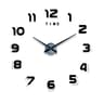 Modern 3D DIY Wall Clock Acrylic Mirror Large Decorative Clock 18