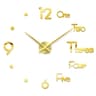 Modern 3D DIY Wall Clock Acrylic Mirror Large Decorative Clock 5