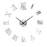 Modern 3D DIY Wall Clock Acrylic Mirror Large Decorative Clock 8