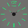 Modern 3D DIY Wall Clock Acrylic Mirror Large Decorative Clock 21