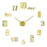Modern 3D DIY Wall Clock Acrylic Mirror Large Decorative Clock 27