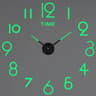 Modern 3D DIY Wall Clock Acrylic Mirror Large Decorative Clock 28