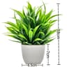 Mini Artificial Potted Plants Bonsai Tabletop Flower Decor 3