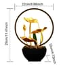 USB Tabletop Water Fountain Desktop Waterfall LED Relaxation Decor 1