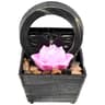 Tabletop Water Fountain Mini Desktop Waterfall With LED Light USB Powered 3