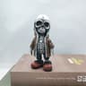 Cool Skeleton Figurine Resin Skull Statue Halloween Desk Decor 4
