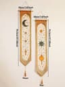 Ramadan Wall Banner Eid Mubarak Decorations Islamic Moon Star Tapestry 3