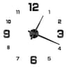 Large DIY 3D Wall Clock Modern Acrylic Mirror Decor Clock 27
