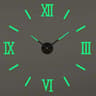 Large DIY 3D Wall Clock Modern Acrylic Mirror Decor Clock 22