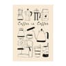 Coffee Diver Canvas Wall Art Modern Coffee Wall Art For Kitchen Decor 13