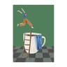 Coffee Diver Canvas Wall Art Modern Coffee Wall Art For Kitchen Decor 17