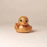 Funny Duck Statue Wooden Middle Finger Duck Figurine Quirky Desk Decoration 4