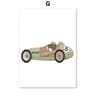 Safari Animal Wall Art Kids Nursery Canvas Print Cartoon Animal Poster Decor 7