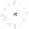 DIY Mirror Wall Clock Sticker Frameless Modern Large Wall Clock Decor 0