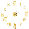DIY Mirror Wall Clock Sticker Frameless Modern Large Wall Clock Decor 1