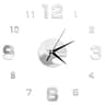 DIY Mirror Wall Clock Sticker Frameless Modern Large Wall Clock Decor 20