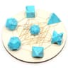 Platonic Solid Crystal Set Sacred Geometry Chakra Healing Reiki Stones 4