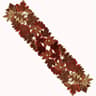 Embroidered Maple Leaf Autumn Table Runner Rustic Farmhouse Harvest Decor 3